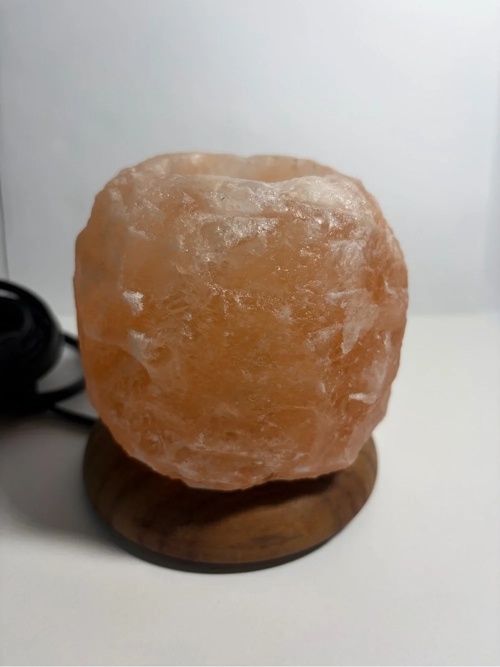 Natural Himalayan Salt Candle Holder - Pink
